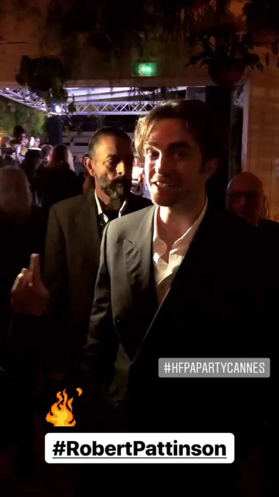 Robert Pattinson at HFPA party in Cannes, 19.05.2019