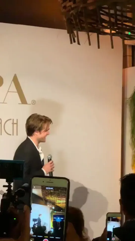 Robert Pattinson at HFPA party in Cannes, 19.05.2019