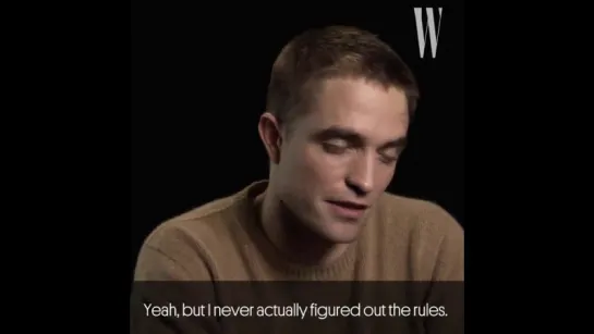 W magazine: Robert Pattinson opens up about his favorite game