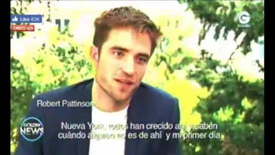 Interview: Robert Pattinson Talks Safdie Bros & GOOD TIME with Golden News (Mexico) | Low Quality