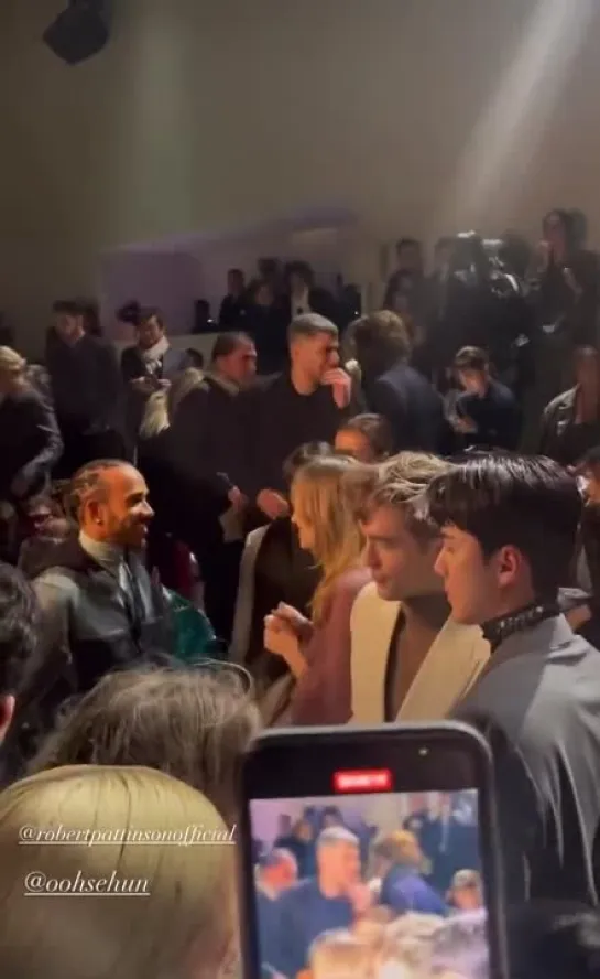 Robert Pattinson, Sehun, Suki Waterhouse and Lewis Hamilton at #DiorMenFall in Giza, 03.12.2022