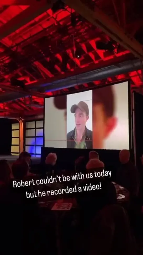 Rob recorded a video for Go Gala, 08.10.2022