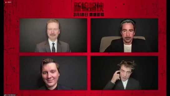 Robert talking about filming the action scenes at the chinese press conference of #TheBatman, 16.03.2022