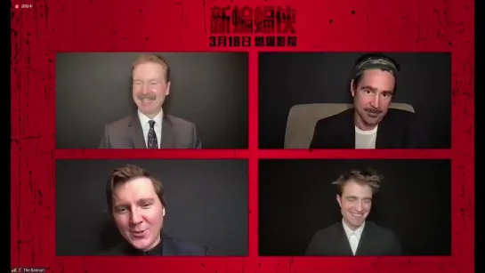 Paul Dano talking about the Riddler at the chinese press conference of #TheBatman, 16.03.2022