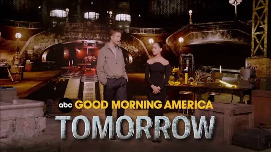 Good Morning America - Zoe Kravitz  and Robert Pattinson for The Batman promo (preview)