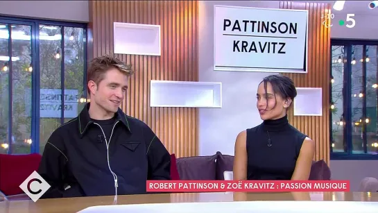 C à vous - Robert Pattinson, Zoë Kravitz, Gabriella Papadakis et Guillaume Cizeron, 22.02.2022