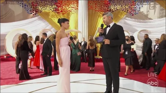 Zoë Kravitz talks about working with Rob at the Oscar Acadamy Awards, 27.03.2022