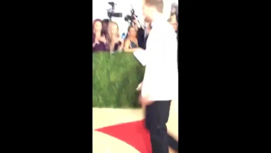 Robert and FKA twigs on the red carpet at the MET Gala