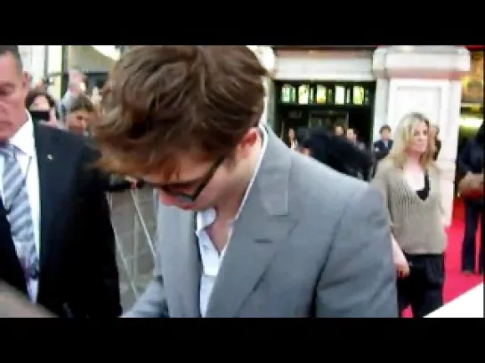 Robert Pattinson en la premiere de WFE en Barcelona