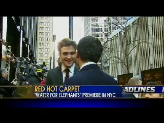 Fox News Insider:Reese Witherspoon, Robert Pattinson Step Out for 'Water for Elephants' Premiere