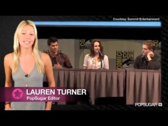 PopSugarTV:Twilight Takes Over Day One at Comic-Con — All the Highlights!