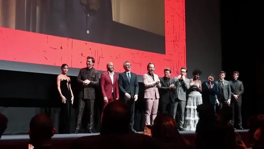 Matt Reeves introduces Robert Pattison, Zoë Kravitz and Cast at The Batman NYC World Premiere