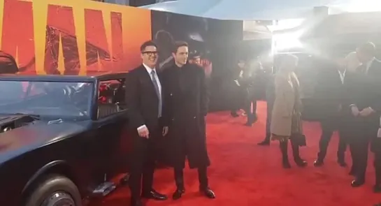 Rob and Dylan at #TheBatman premiere in New York, 01.03.2022