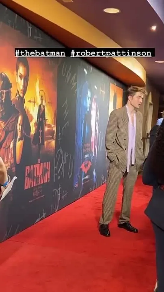 Robert Pattinson on the red carpet of #TheBatman Special Screening in Miami, 27.02.2022