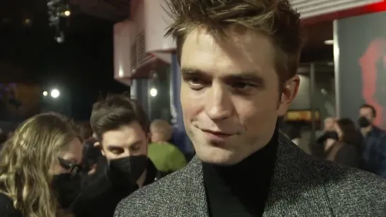 Robert Pattinson jokes about seeing the people's reactions to #TheBatman, London premiere, 23.02.2022