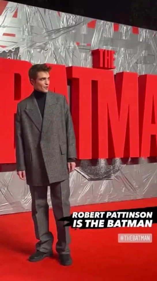 Robert Pattinson at #TheBatman London premiere, 23.02.2022