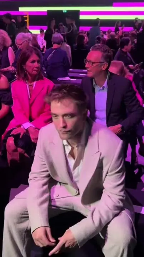 Robert Pattinson at the Dior SS24 show, Paris, 26.09.2023