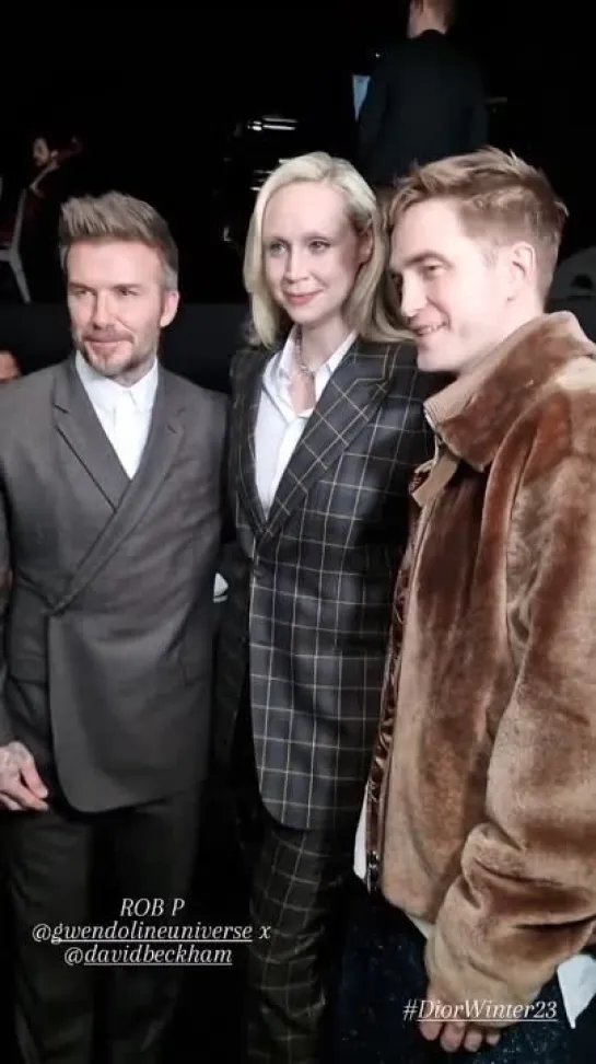 Rob at Dior Men Winter 2023-2024 show, Paris, 20.01.2023