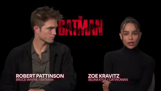 AMC Theatres - THE BATMAN – Exclusive Interview (Robert Pattinson, Zoe Kravitz, Paul Dano)