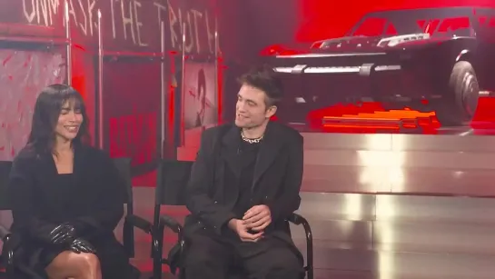 It's Gone Viral - Robert Pattinson & Zoë Kravitz Talk The Batman, Lying In Interviews And Auditions