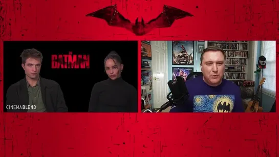 CinemaBlend - ‘The Batman’ Cast Interviews | Robert Pattinson, Zoë Kravitz, Colin Farrell And More