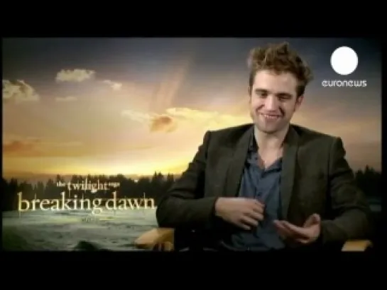 Rob, Kristen and Taylor interview with Euronews