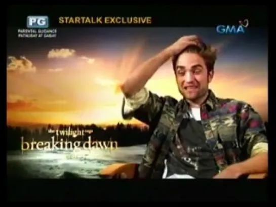 Rob and 'Breaking Dawn - Part 2' Cast Interview with Startalk (Philippines)