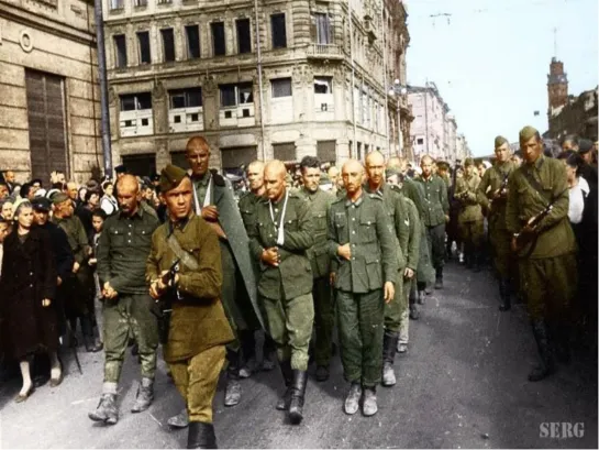 Проконвоирование немцев через Москву 17 июля 1944. Пленные немцы в Москве.  (Назад в будущее СССР 2.0)