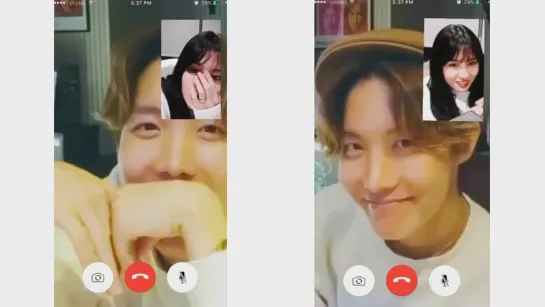 moseok video call