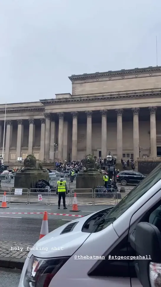 The set of #TheBatman in Liverpool, 12.10.2020