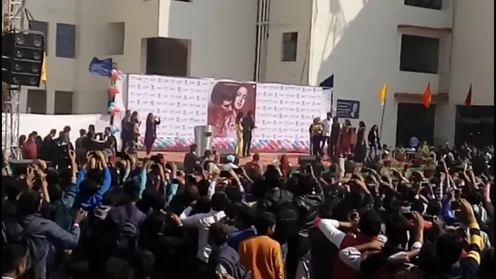 Katrina kaif and Aditya Roy Kapoor entry @ IIMT College Gr. Noida