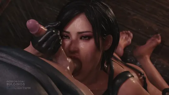 Ada ball sucking (Resident Evil sex) by Bulging