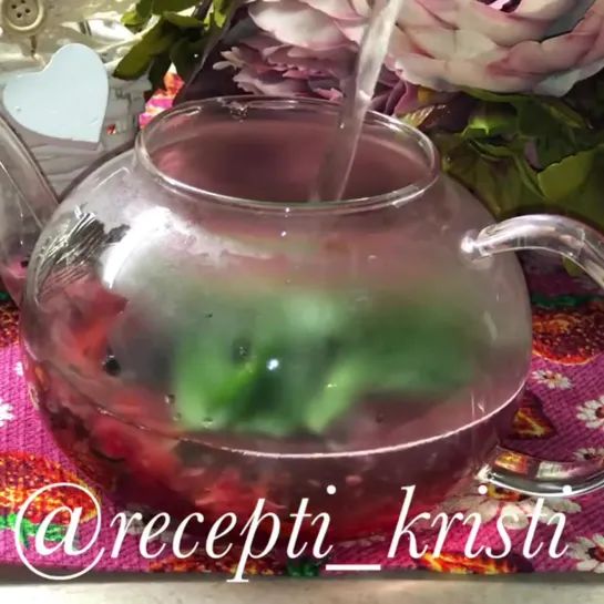 Клубничный чай 🍓