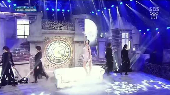 140223 | Sunmi (ft.Lena) - Full Moon | Inkigayo - Comeback Stage