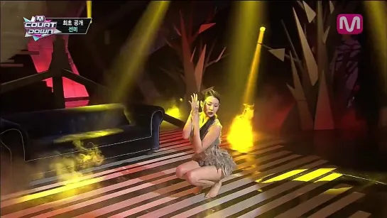 140220 | Sunmi (ft. Lena) - Full Moon | M! Countdown - Comeback stage