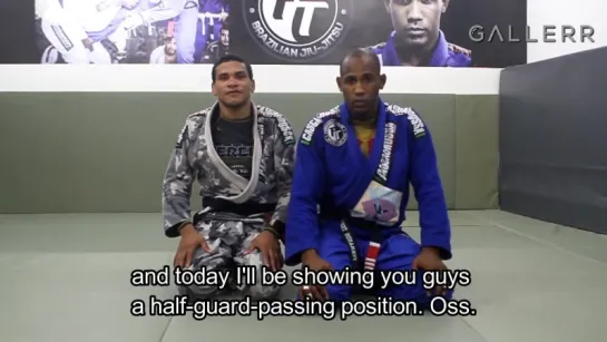 Fernando Tererê teaches how to pass the half guard