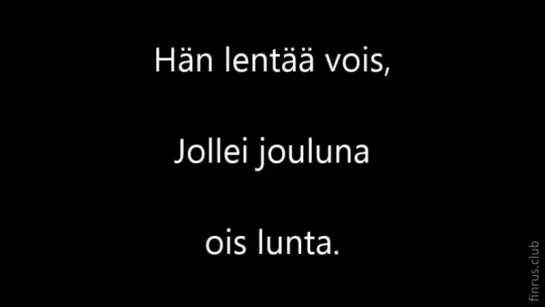 Jollei jouluna ole lunta