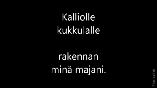 Kalliolle kukkulalle 1