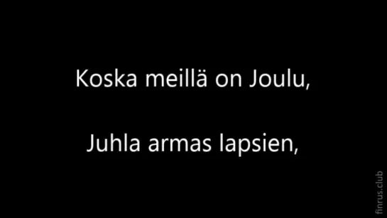 Koska meilla on Joulu