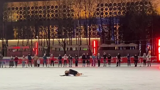 Выступление Алины ⛸💫