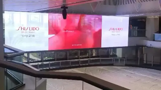 Реклама Shiseido с нашей Алиной в ТРЦ Гонконга🤩