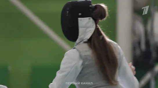 🤺🔥 Олимпийская чемпионка Алина Загитова на съемках промо-видео Первого канала в Центре фехтования Ильгара Мамедова. Смотрим, как