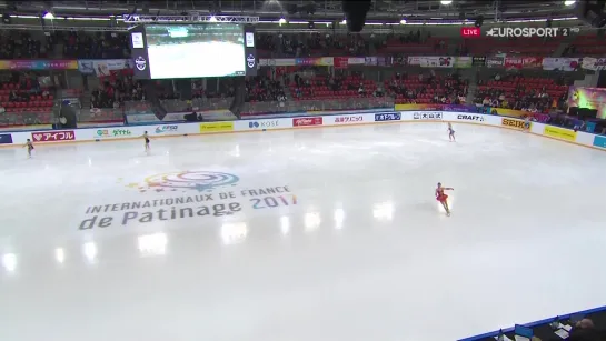 ►Trophée Eric Bompard 2017 | Разминка перед ПП [Журанков] // Алина Загитова