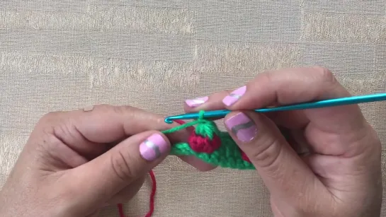 TEJIDOS A CROCHET- Puntada de Fresas- HOW TO CROCHET- Strawberries