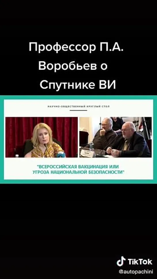 Профессор П.А. Воробьёв о Спутнике ВИ