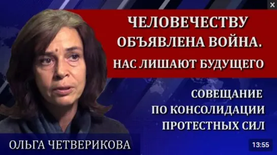 Человечеству объявлена война. Нас лишают будущего / Совещание по консолидации, Санкт-Петербург