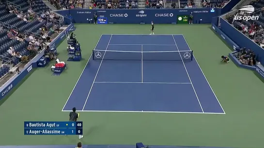 Roberto Bautista Agut vs Felix Auger-Aliassime Highlights. 2021 US Open Round 3