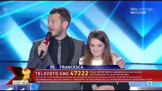 Il commento dei giudici su Francesca Michielin - La guerra è finita (X Factor 2011)