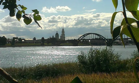 Река "Волга"  Левый берег   —  The Volga river, Left bank, Rybinsk