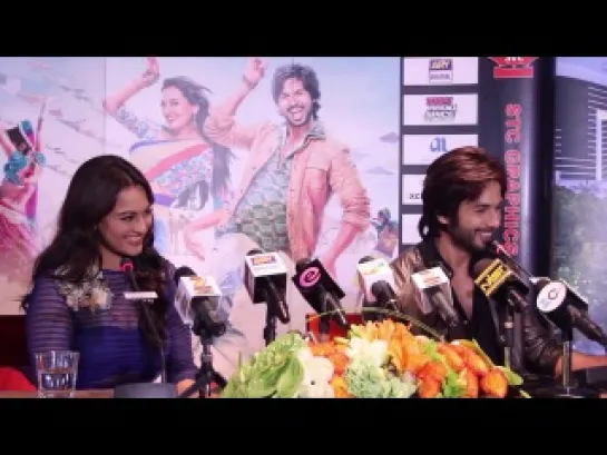 'R...RAJKUMAR' promotions in Dubai - Shahid Kapoor and Sonakshi Sinha